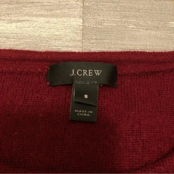 J Crew Merino Wool Burgundy Tunic Sweater Size S
Front pockets Knit‎ - Picture 5 of 8